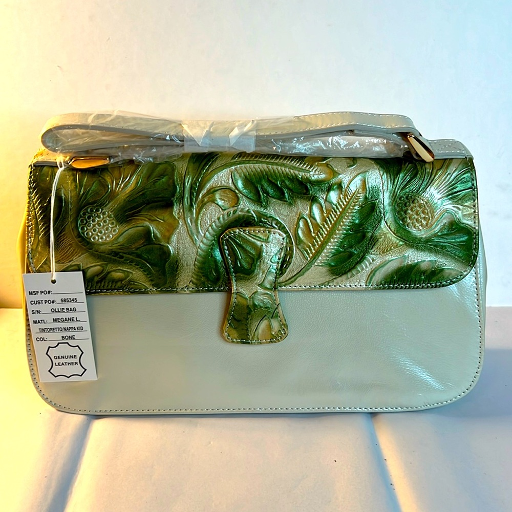 Monzo & Franco Ollie Tooled Leather Clutch